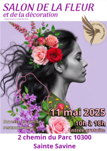 Affiche pour le salon de la fleur et de la décoration