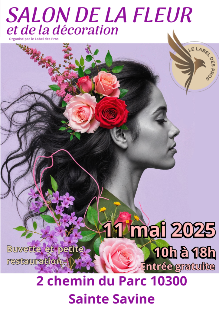 Affiche pour le salon de la fleur et de la décoration